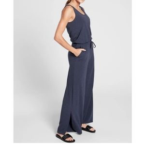 Athleta Heather Purple Gray Jumpsuit size 10